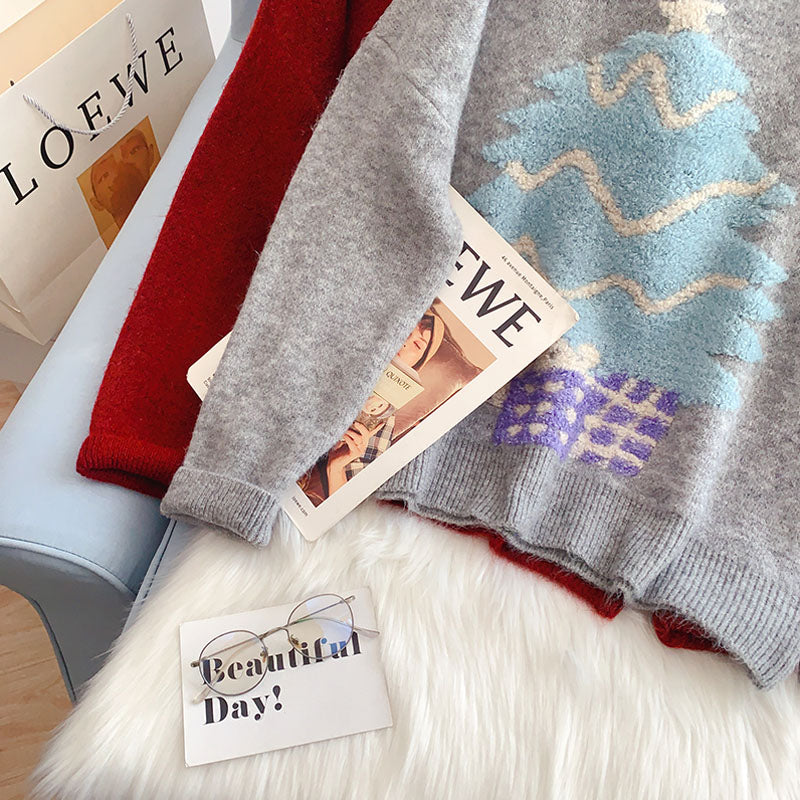 Japanese Vintage Christmas theme sweater  5145