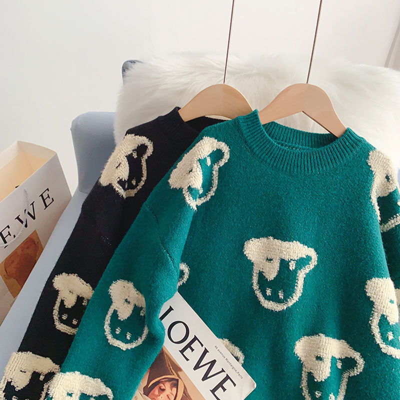 Loose lazy Korean student T-Shirt Top  5198