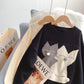Japanischer niedlicher Cartoon-Kätzchen-Pullover und -Mantel 5253