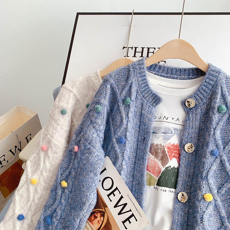 Sen Department sweater coat gentle knitted cardigan  5118