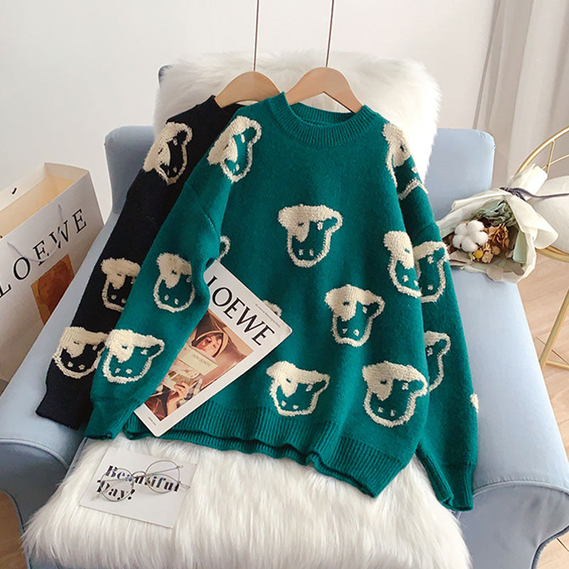 Loose lazy Korean student T-Shirt Top  5198