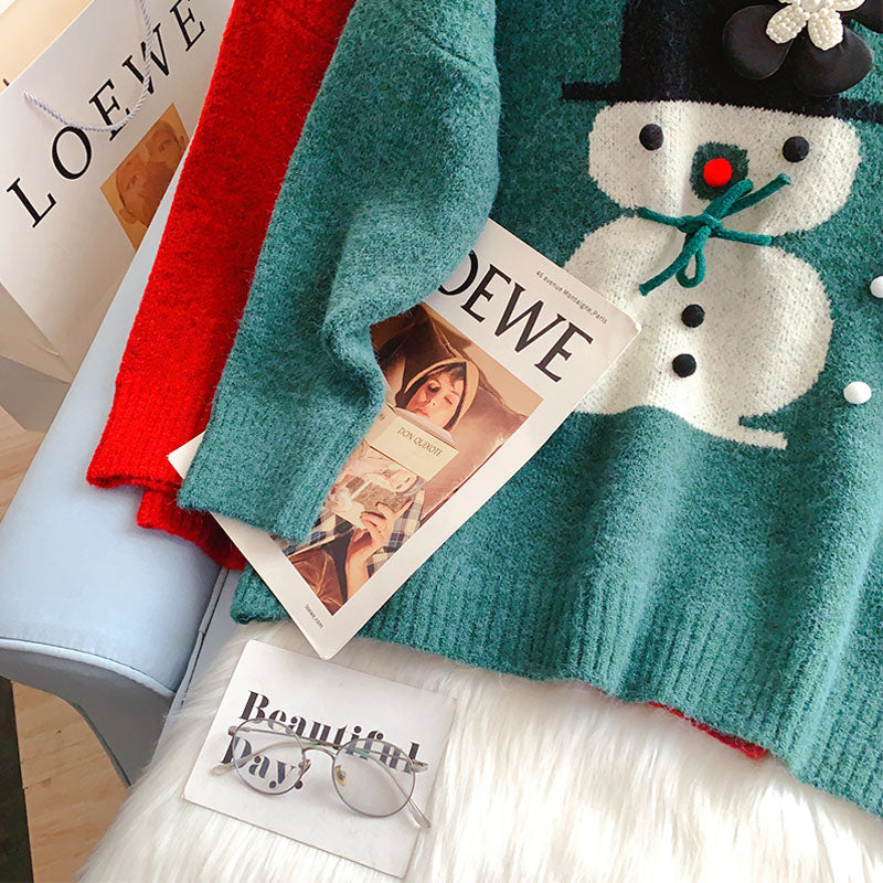 Lässiger Stil, ausländischer Stil, Pullover mit Sinn für Alterung im Design 5264