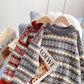 New loose and lazy sweater Korean retro Hong Kong Style  5150