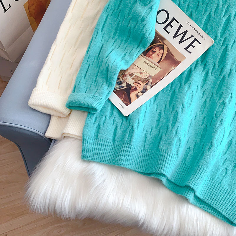 Japanese soft pink Pullover  5143