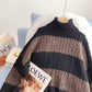 Vintage striped sweater women's sweater top  5123