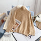 High neck sweater new knitted bottomed Shirt Top  5162