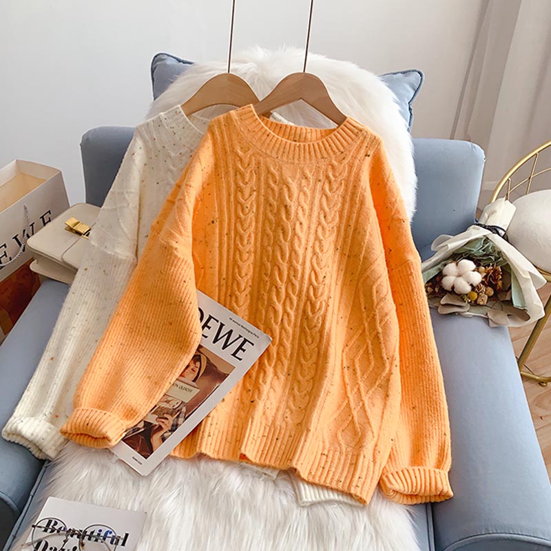 Sanfter Pullover Damen neues Strickunterteil Shirt 5127