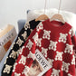 Sweater retro Japanese lazy loose Pullover  5082