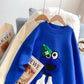 Klein Blue cartoon sweater sweater sweater top  5024