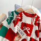 Red Christmas Sweater foreign style sweater  5030