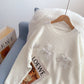 Sweet little fresh bow sweater sweater sweater  5022