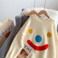 Smiling face sweater loose outer Pullover loose outer Pullover  4948