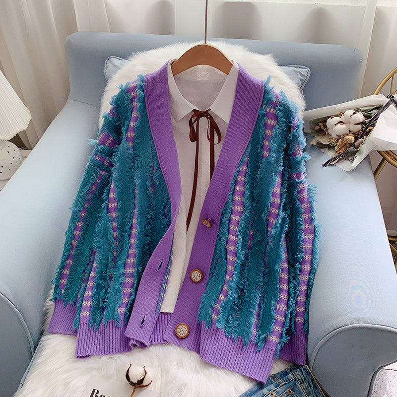 Loose and lazy WindNet red sweater  5070