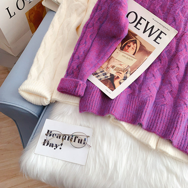 Sweater women's foreign fashion sweater  5028