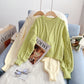 Fashion twist sweater small design sense minority  5106