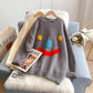 Smiling face sweater loose outer Pullover loose outer Pullover  4948