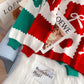 Red Christmas Sweater foreign style sweater  5030