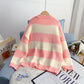 Cute sweet bear sweater sweater sweater top  4979