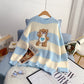 Cute sweet bear sweater sweater sweater top  4979