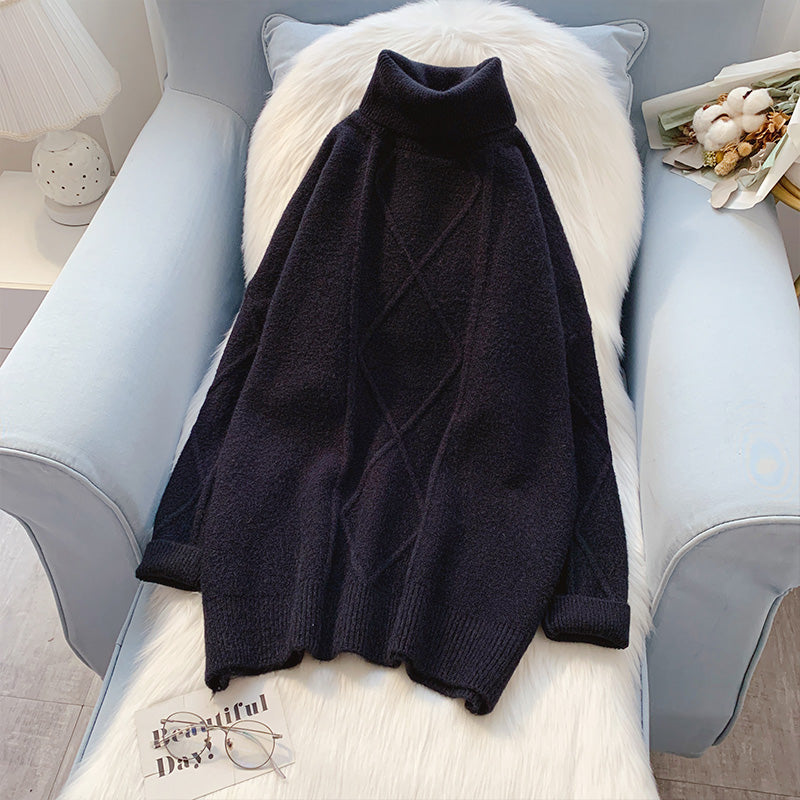 Pullover mit Stehkragen und Unterteil 5032