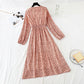 Slim inside with bottomed skirt long sleeve slim Chiffon Skirt  4831
