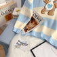 Cute sweet bear sweater sweater sweater top  4979