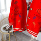 Net red knitted cardigan loose and lazy outside  4983