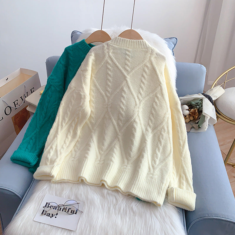 Twist sweater new sweater top  4995