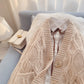 Vintage twist sweater coat knit cardigan  5061