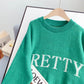 Sweater sweater lazy wind sweater top  4973