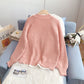 Sweet bow knit cardigan women's sweater coat  4969