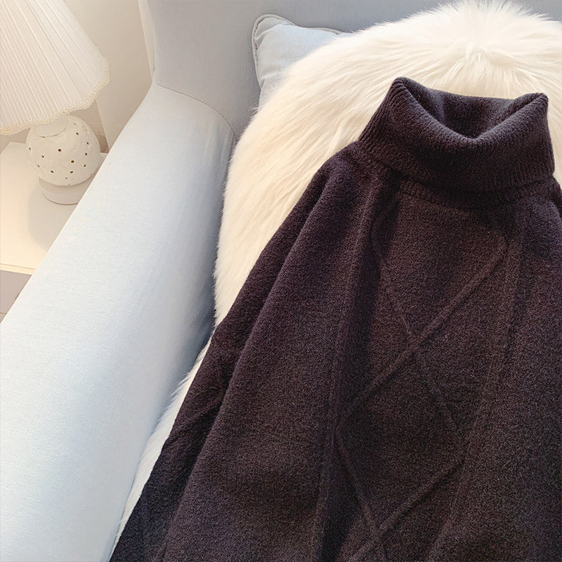 Pullover mit Stehkragen und Unterteil 5032