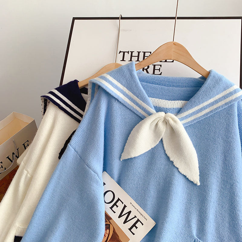 Japanese lazy sweater loose thin top  4957