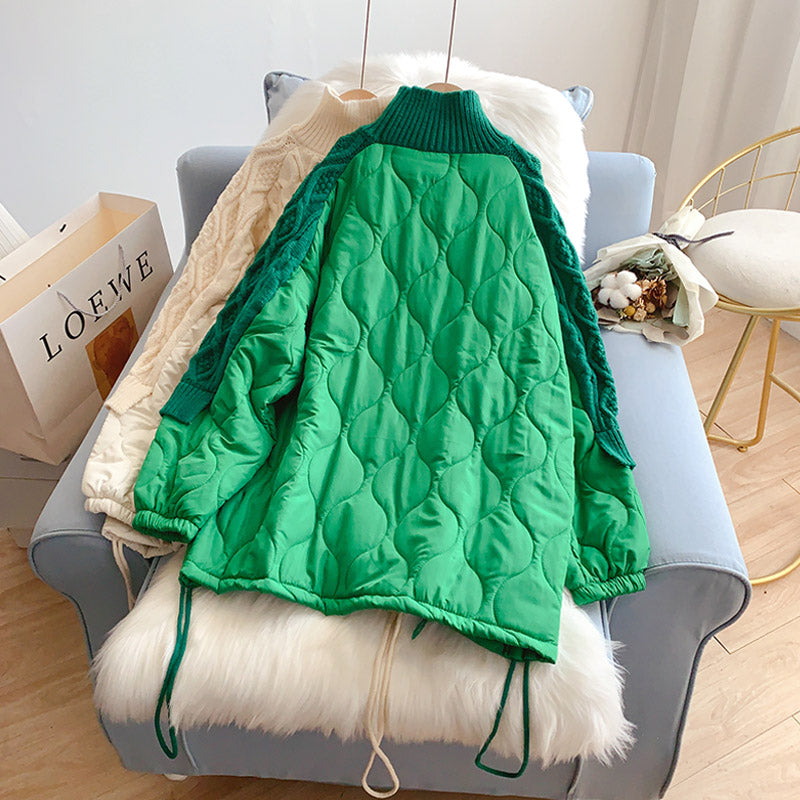 Klein Blue premium stitched twist turtleneck sweater  5039