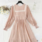 New women's Chiffon stitched hollow high-grade dress  4825