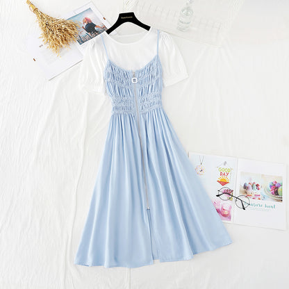 The new French waistband shows a thin temperament  4617