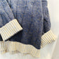 Twist high neck sweater female retro Japanese lazy  4910