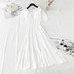 New French style square neck bubble sleeve fairy skirt with slim temperament  4900