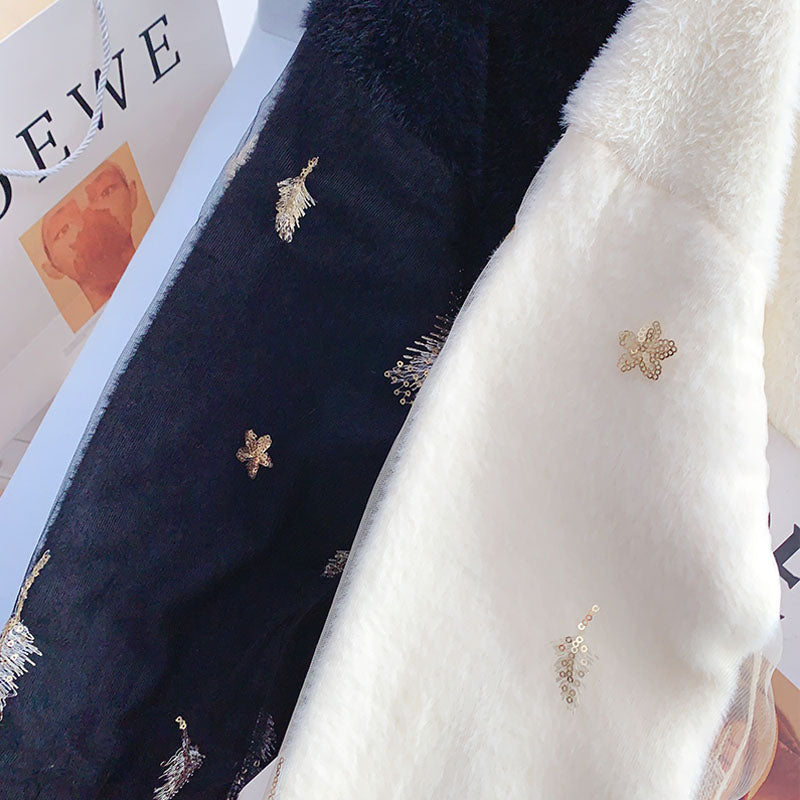 Imitation mink soft waxy sweater dress loose lazy style  4938