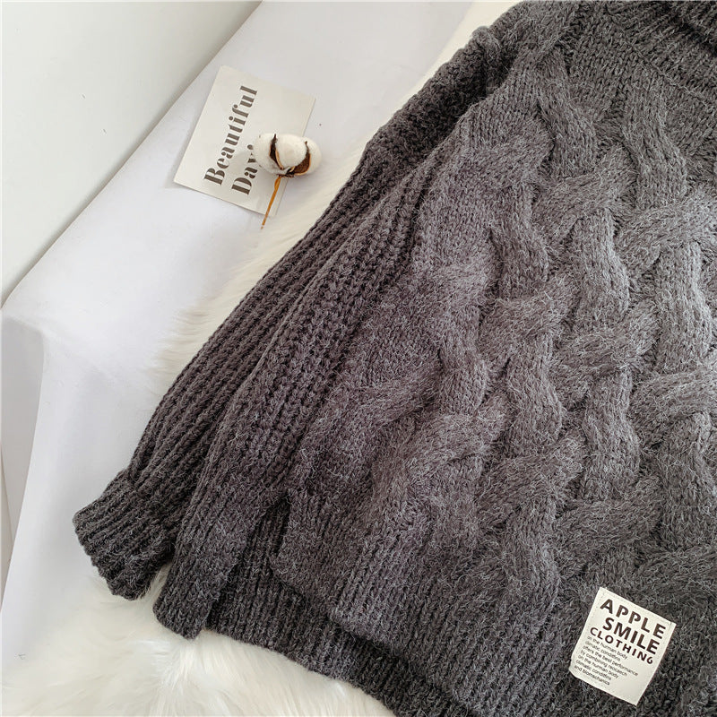 Kurzer Pullover mit Stehkragen für Damen 4916