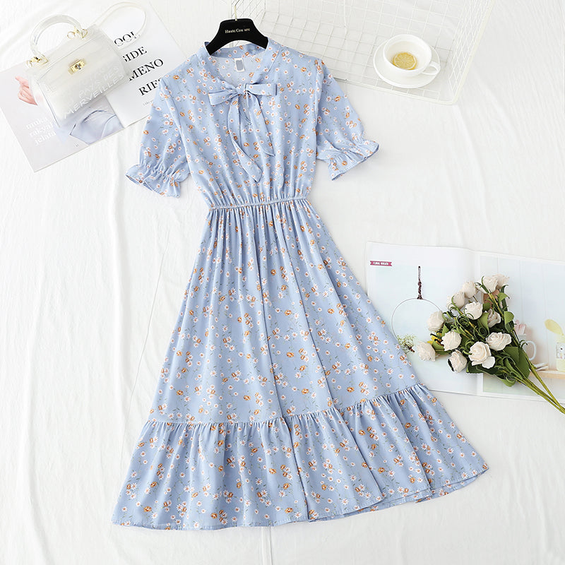 Little Floral Dress French Chiffon  4903