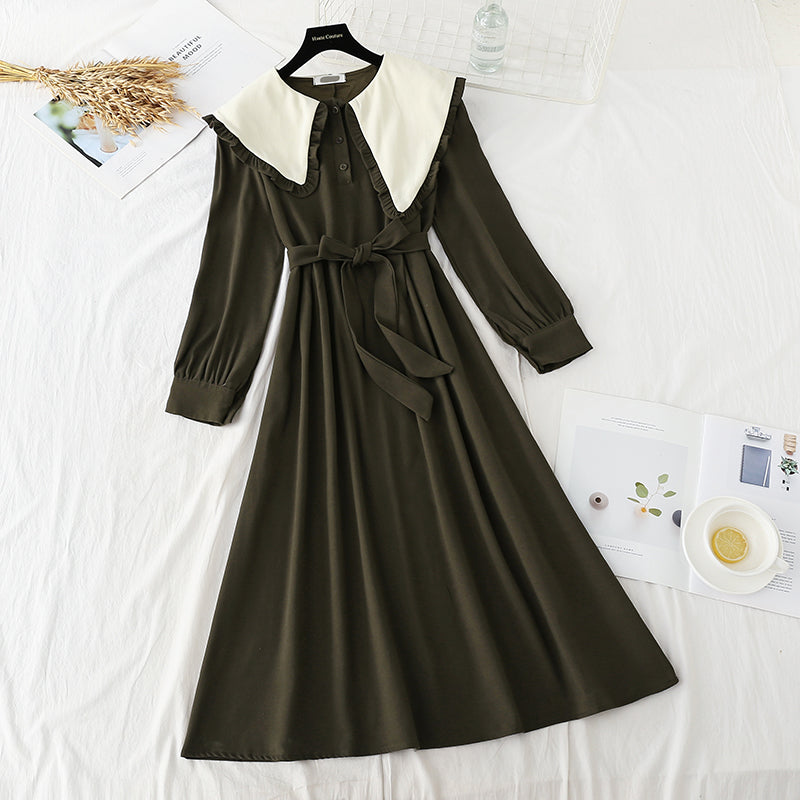 French dress women's irregular large lapel slim skirt  4750