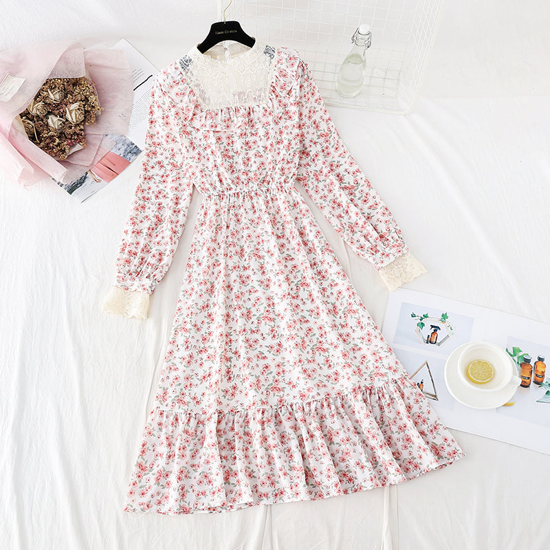 Lace Ruffle floral skirt Lace Ruffle floral skirt  4821