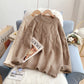 Twist sweater Korean lazy design sweater top  4939
