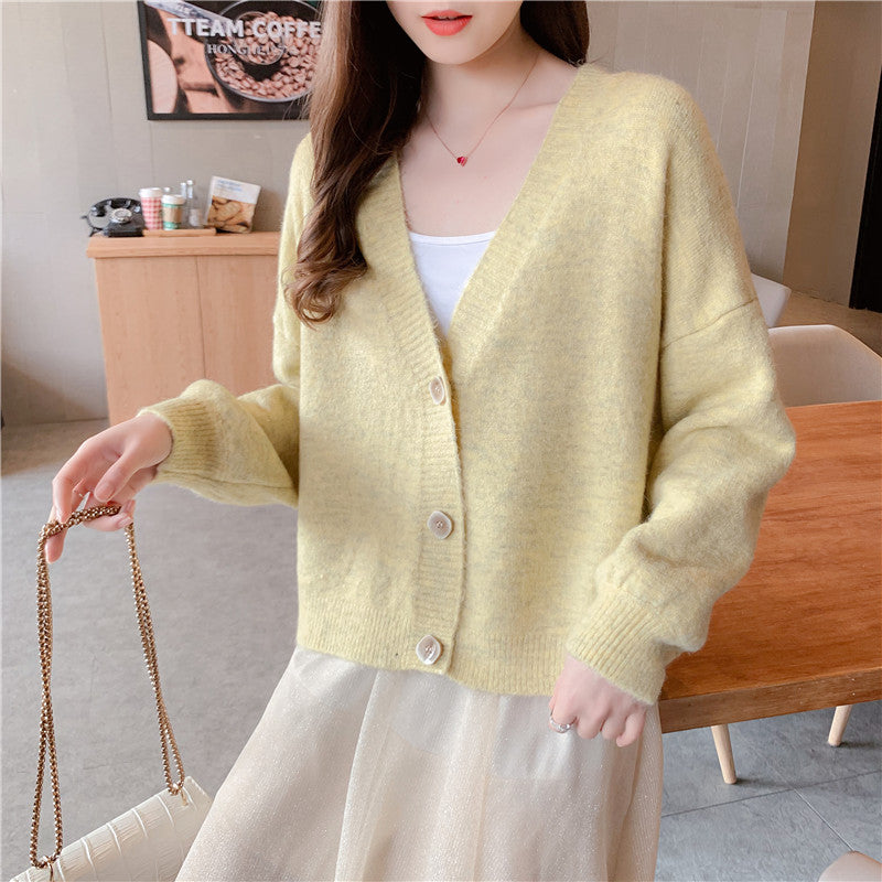 Lazy Wind kleine frisch gestrickte Strickjacke Foreign Coat 4914