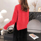 Retro High Neck Japanese sweater for women to wear Hong Kong Style  4912
