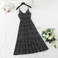 Suspender dress new sweet floral skirt French Retro  4857