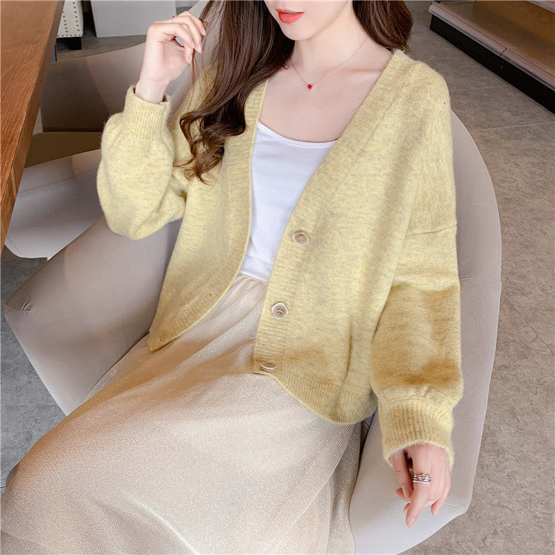 Lazy Wind kleine frisch gestrickte Strickjacke Foreign Coat 4914