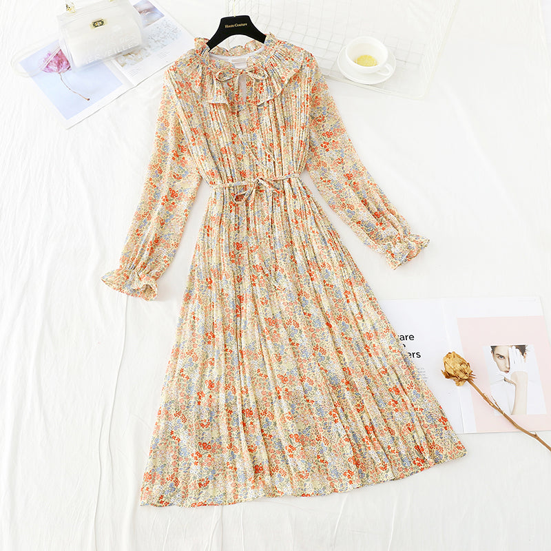 The new fairy super xiansen series has a slim waist and chiffon skirt  4706