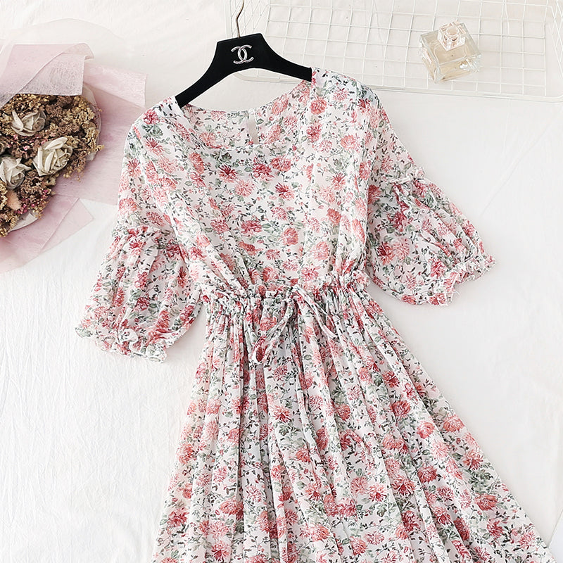 La nouvelle ceinture à lacets montre une jupe rétro française fine, la série Fairy Super Fairy 4586